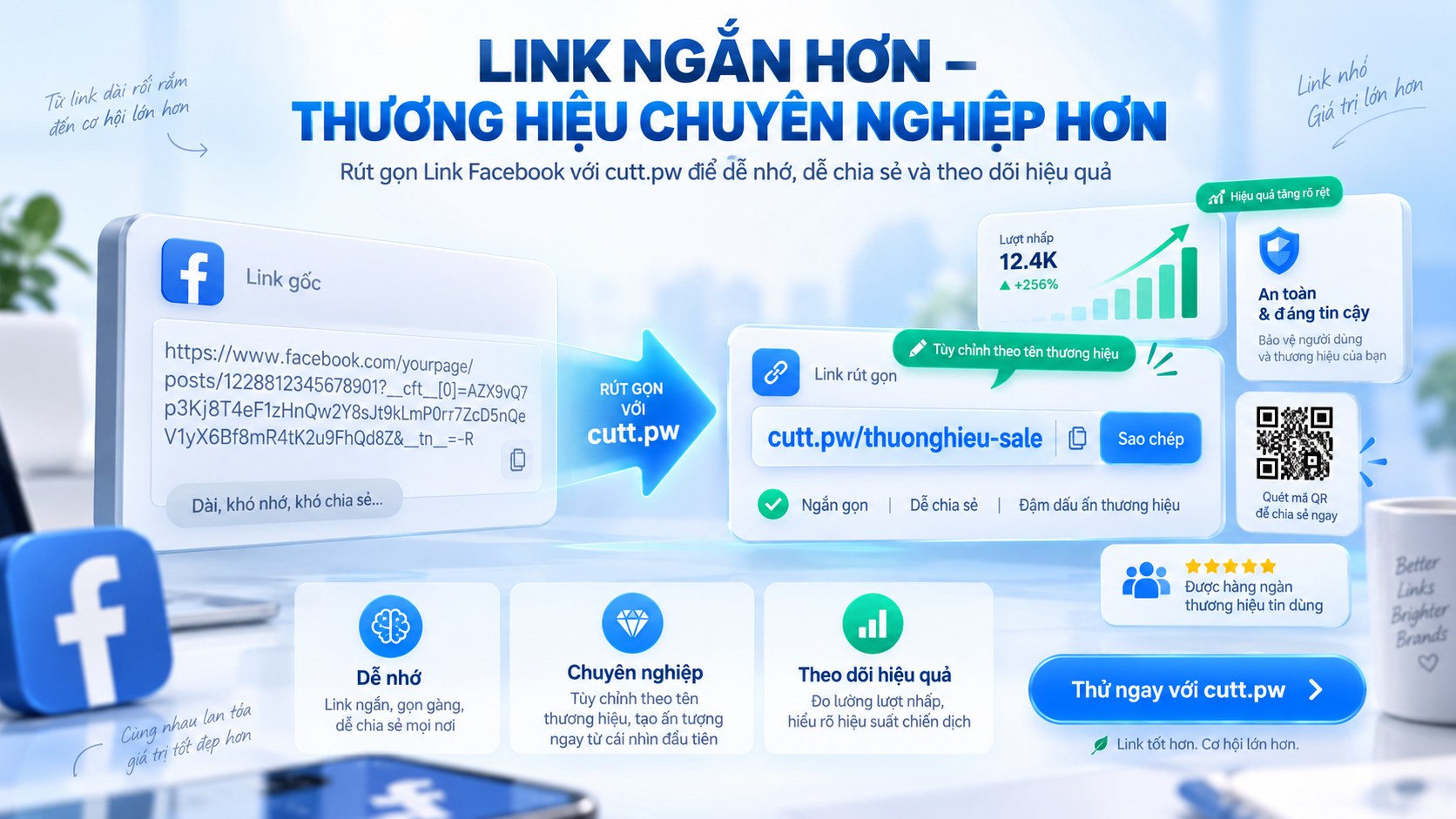 Cách Tạo Link Rút Gọn Facebook Nhanh Chóng