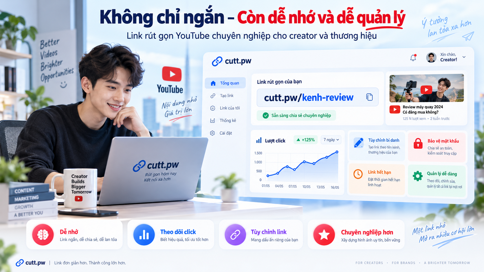Hướng Dẫn Cách Tạo Link Rút Gọn YouTube Nhanh, Miễn Phí